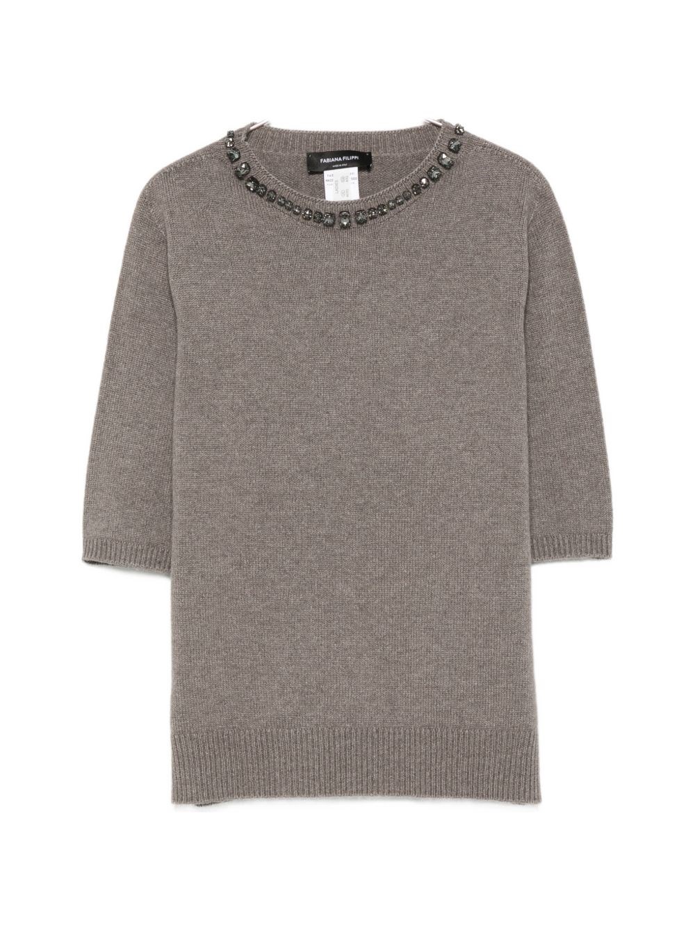 Fabiana Filippi Wool Crewneck Sweater