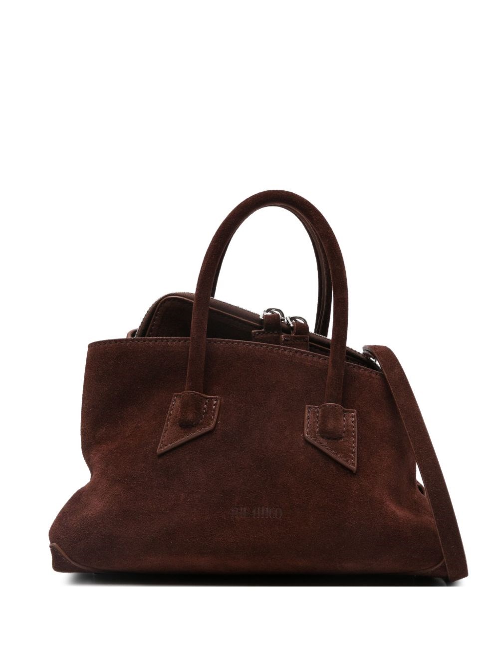 THE ATTICO | Light chocolate "La Passeggiata Mini" top handle bag | female | PZ