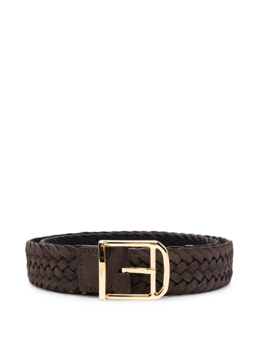 BRIONI Suede Leather Belt