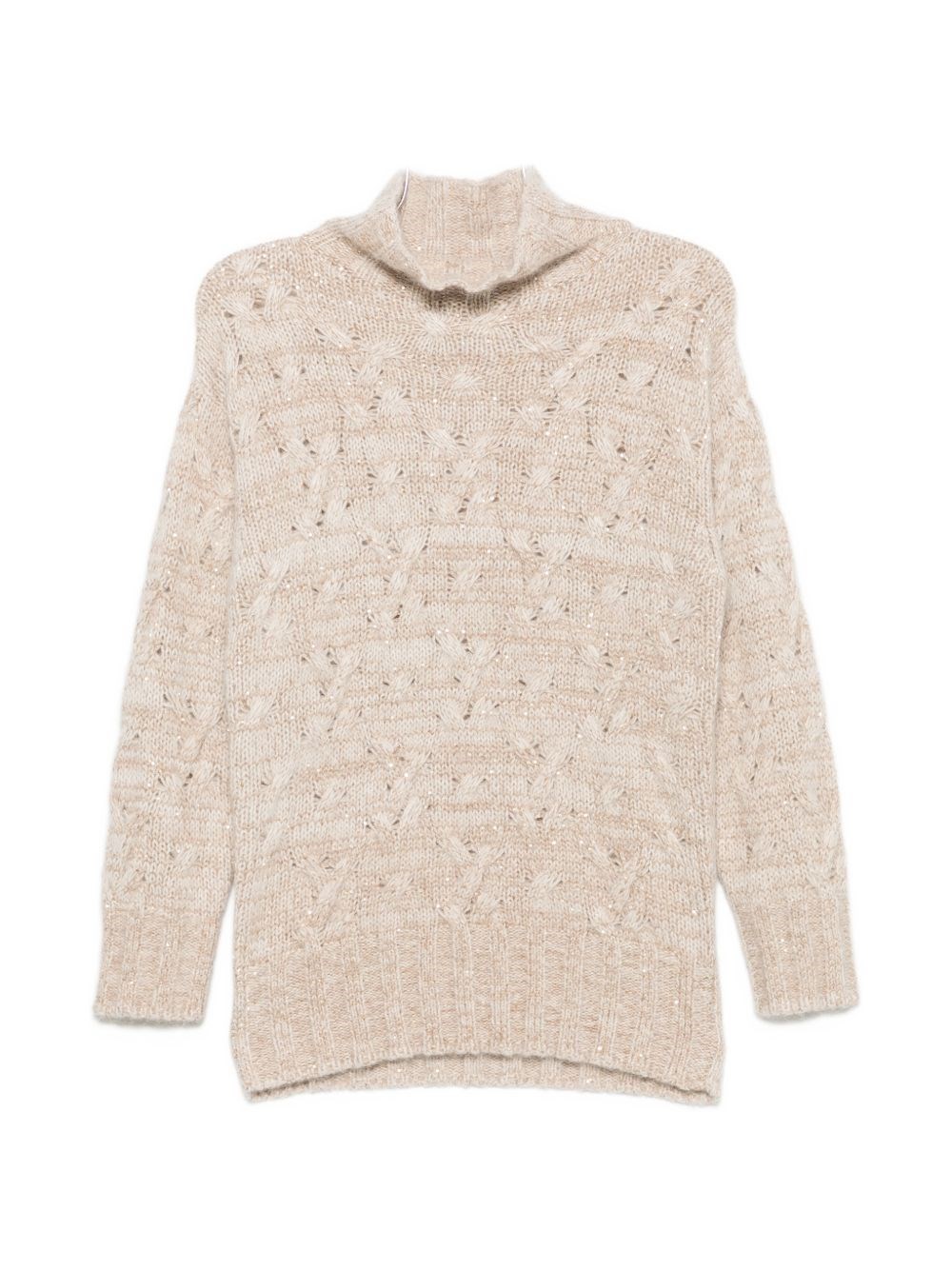 Fabiana Filippi Wool Blend Turtle-Neck Sweater