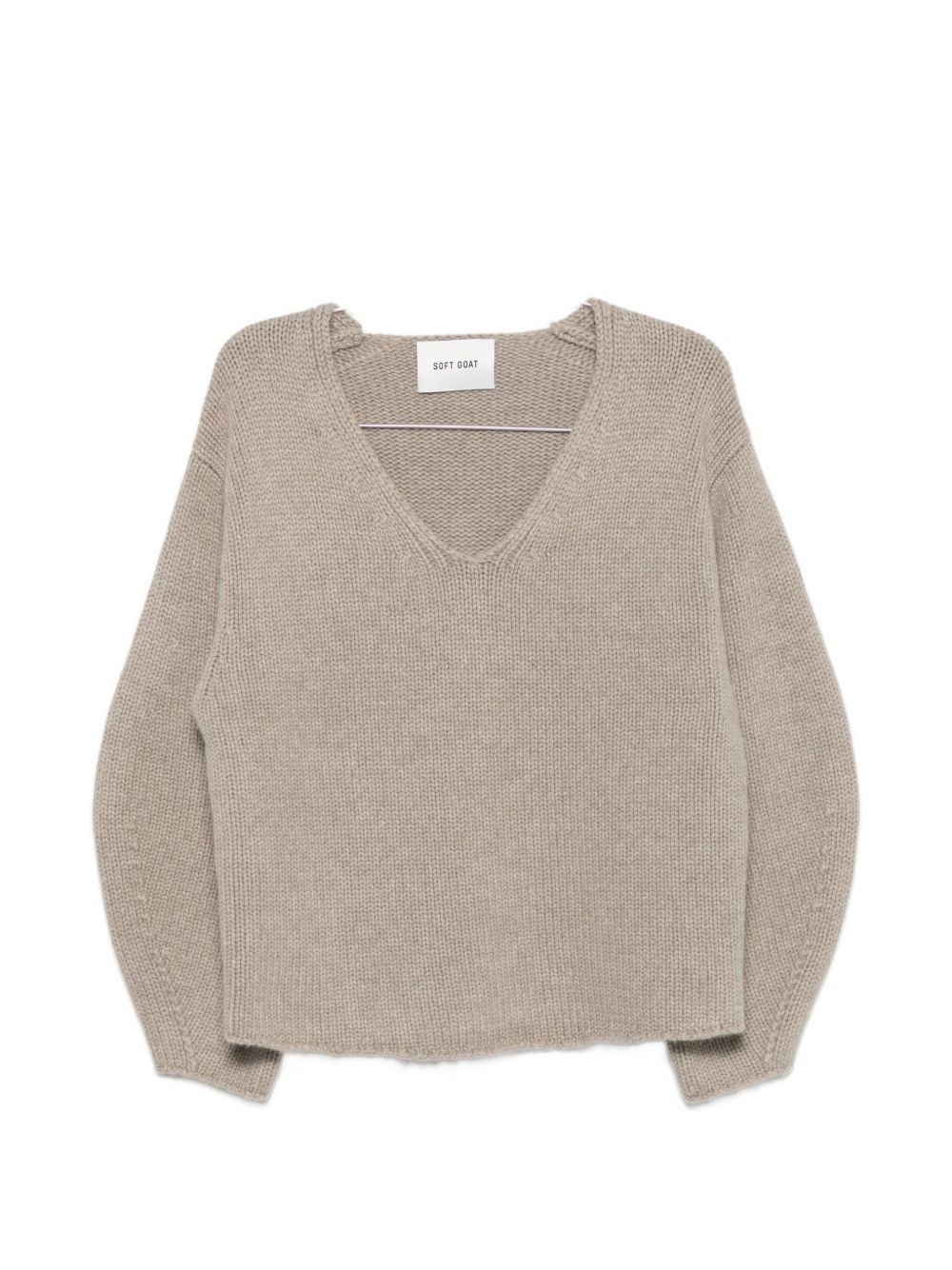SOFT GOAT Cashmere V-Necked Sweater