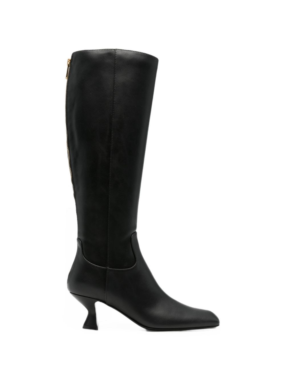 Leather Heel Boots