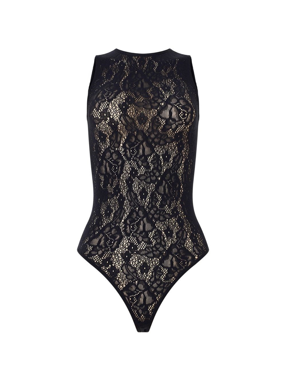 Wolford Infinite Rose Bodysuit In Blue