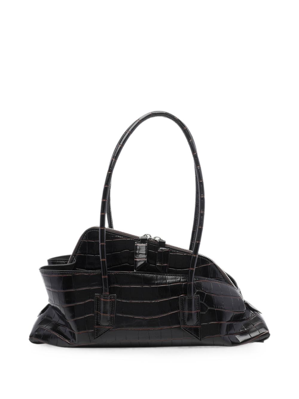 The Attico La Passeggiata Small Leather Shoulder Bag