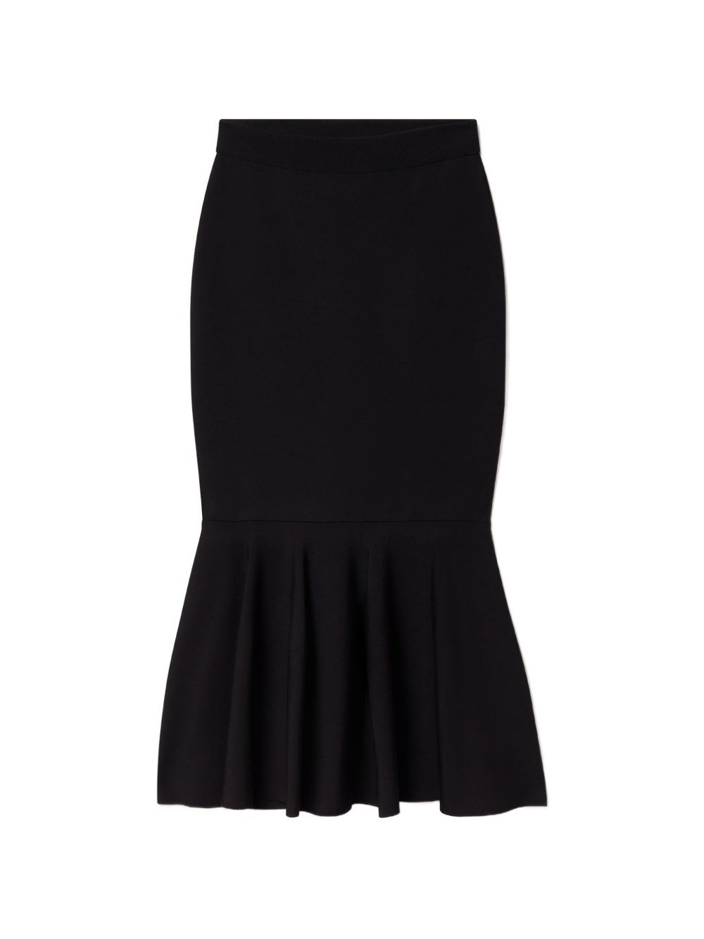 Stella McCartney - Gonna Midi Svasata in Maglia Compatta, , Taglia: L - Immagine 3