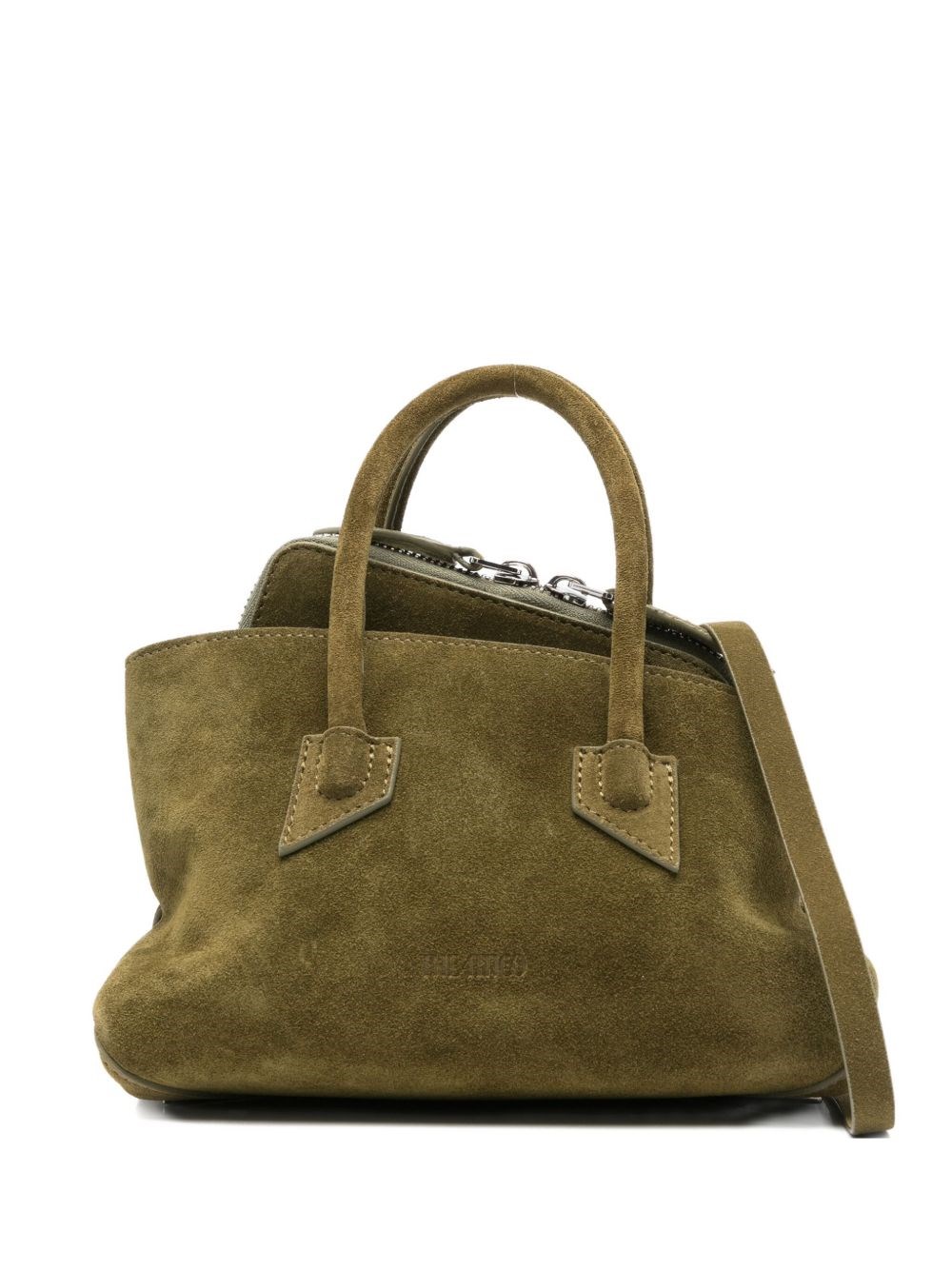The Attico La Passeggiata Mini Leather Handbag