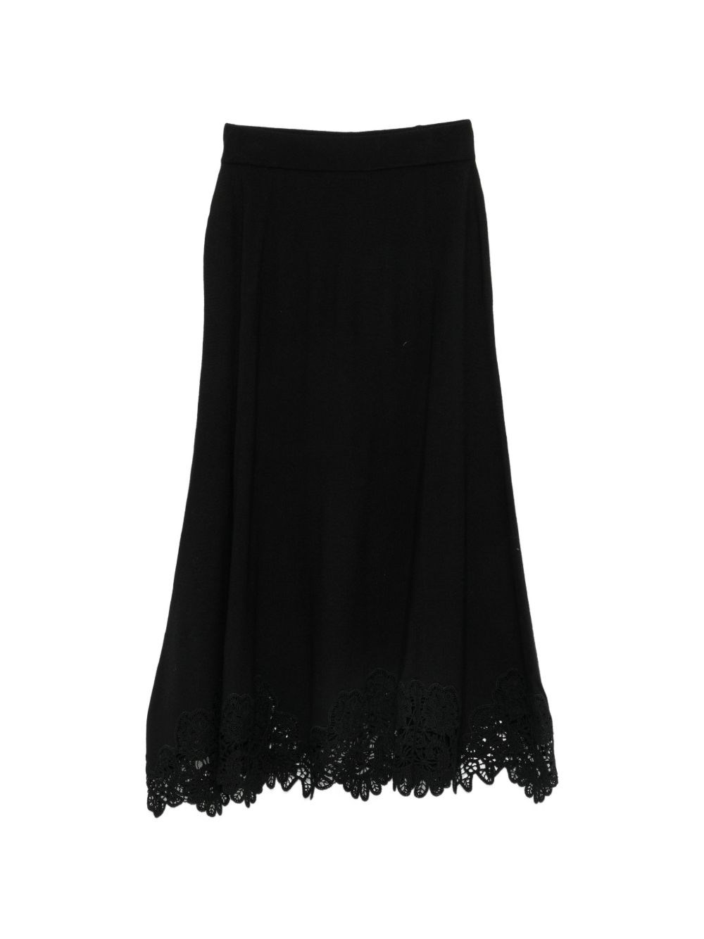 Zimmermann Valian Wool Midi Skirt