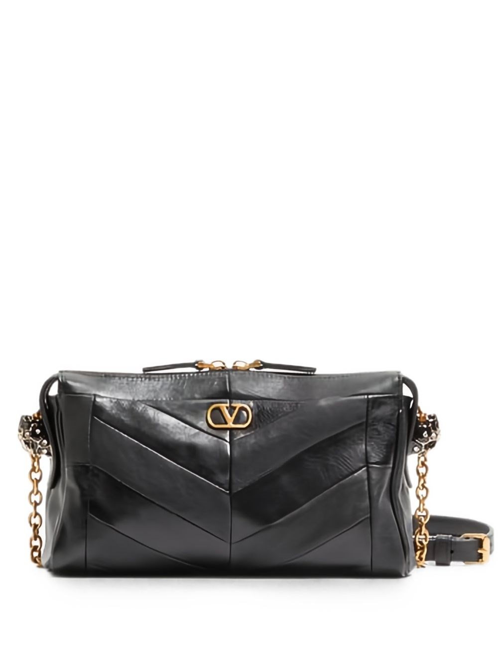 Valentino Garavani Borsa A Spalla In Pelle Panthea Piccola