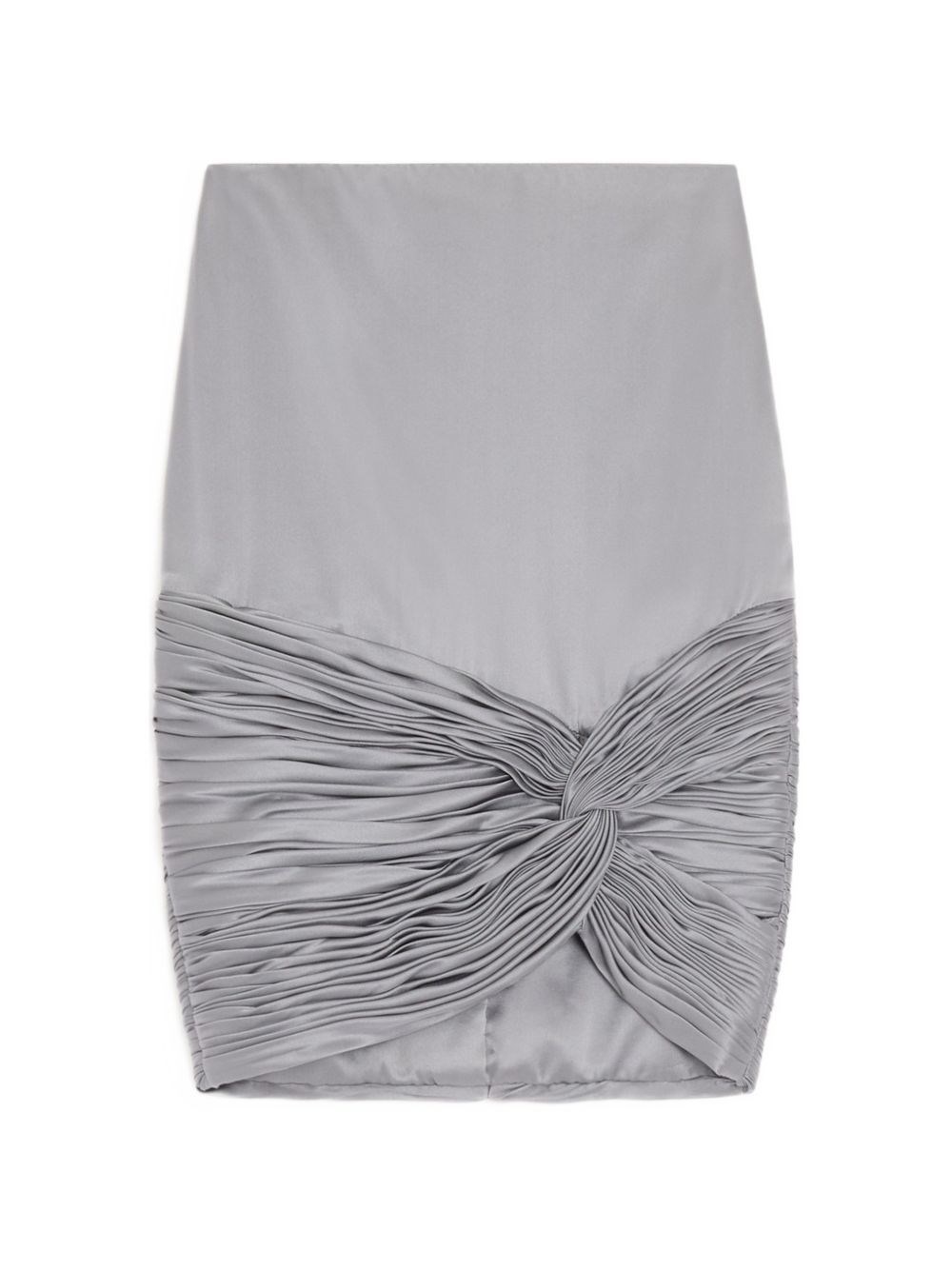 Valentino Draped Satin Skirt