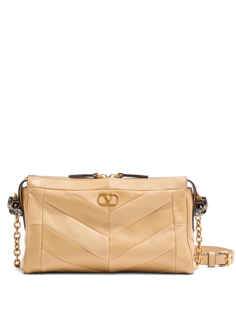 Valentino Garavani Borsa A Spalla In Pelle Panthea Piccola