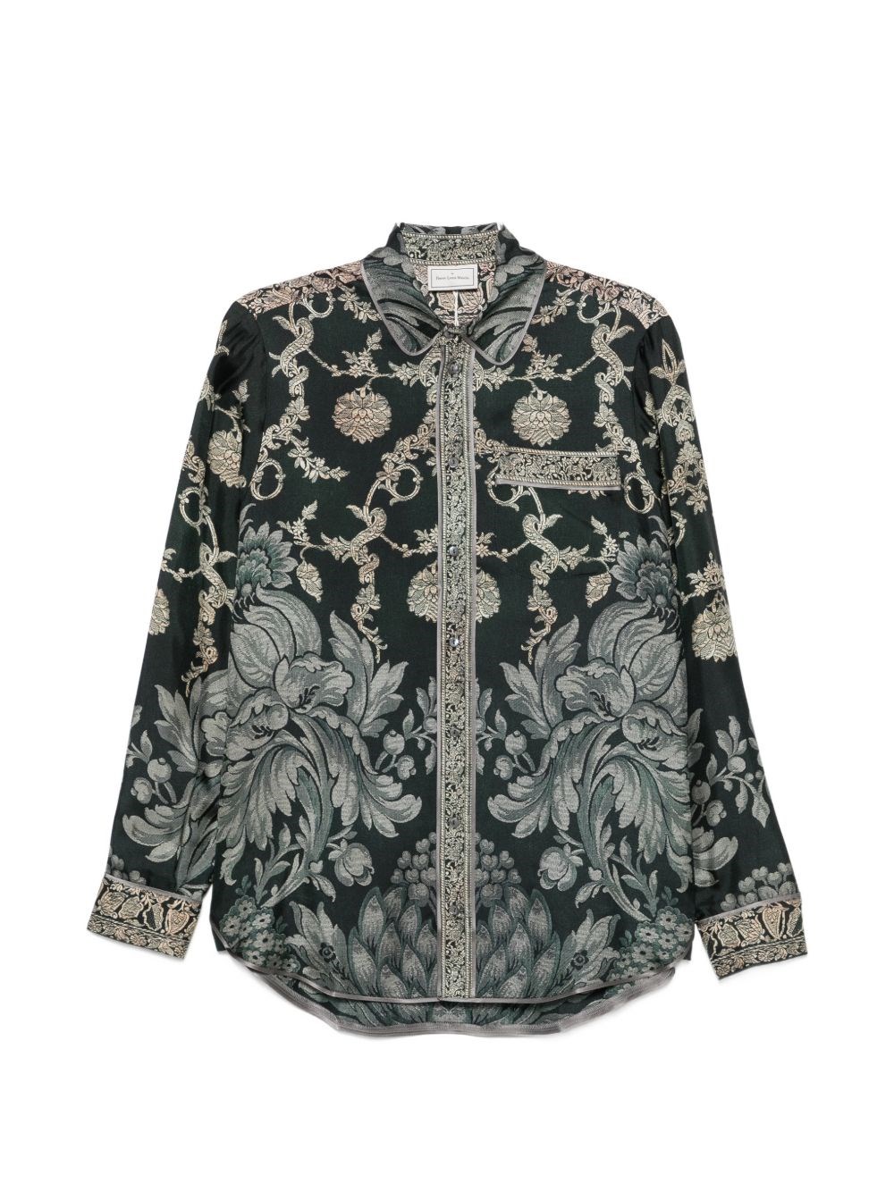 Pierre Louis Mascia Camicia In Seta Stampata