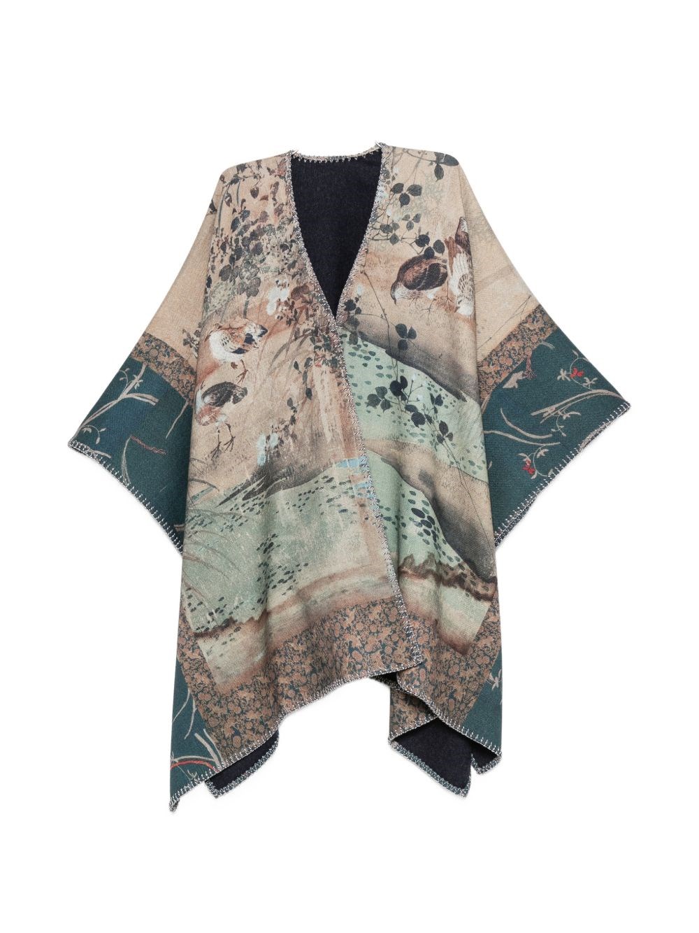 Pierre Louis Mascia Wool Poncho
