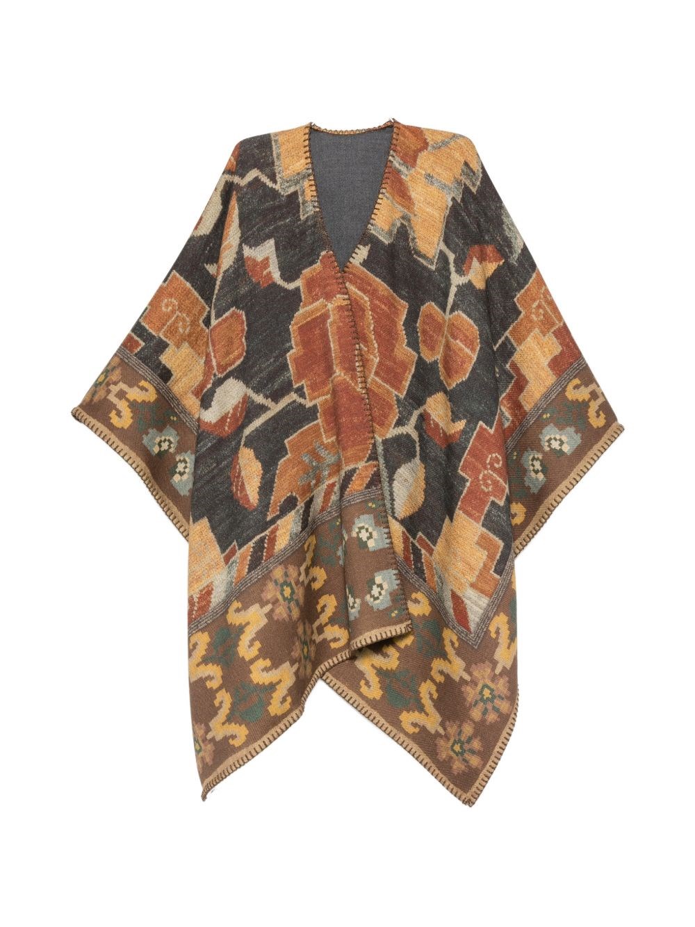 Pierre Louis Mascia Wool Poncho
