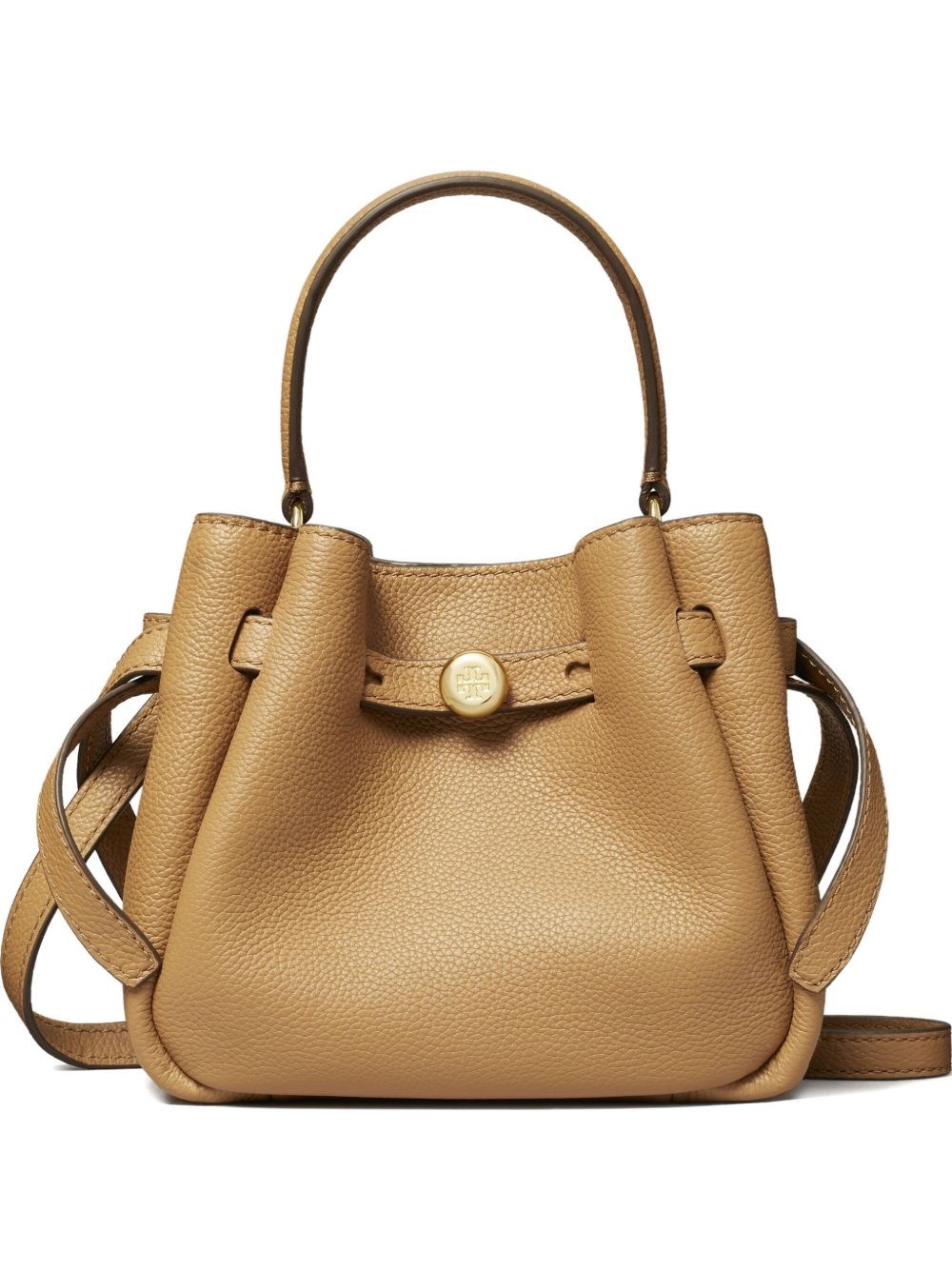 Tory Burch Romy Mini Leather Bucket Bag Tory