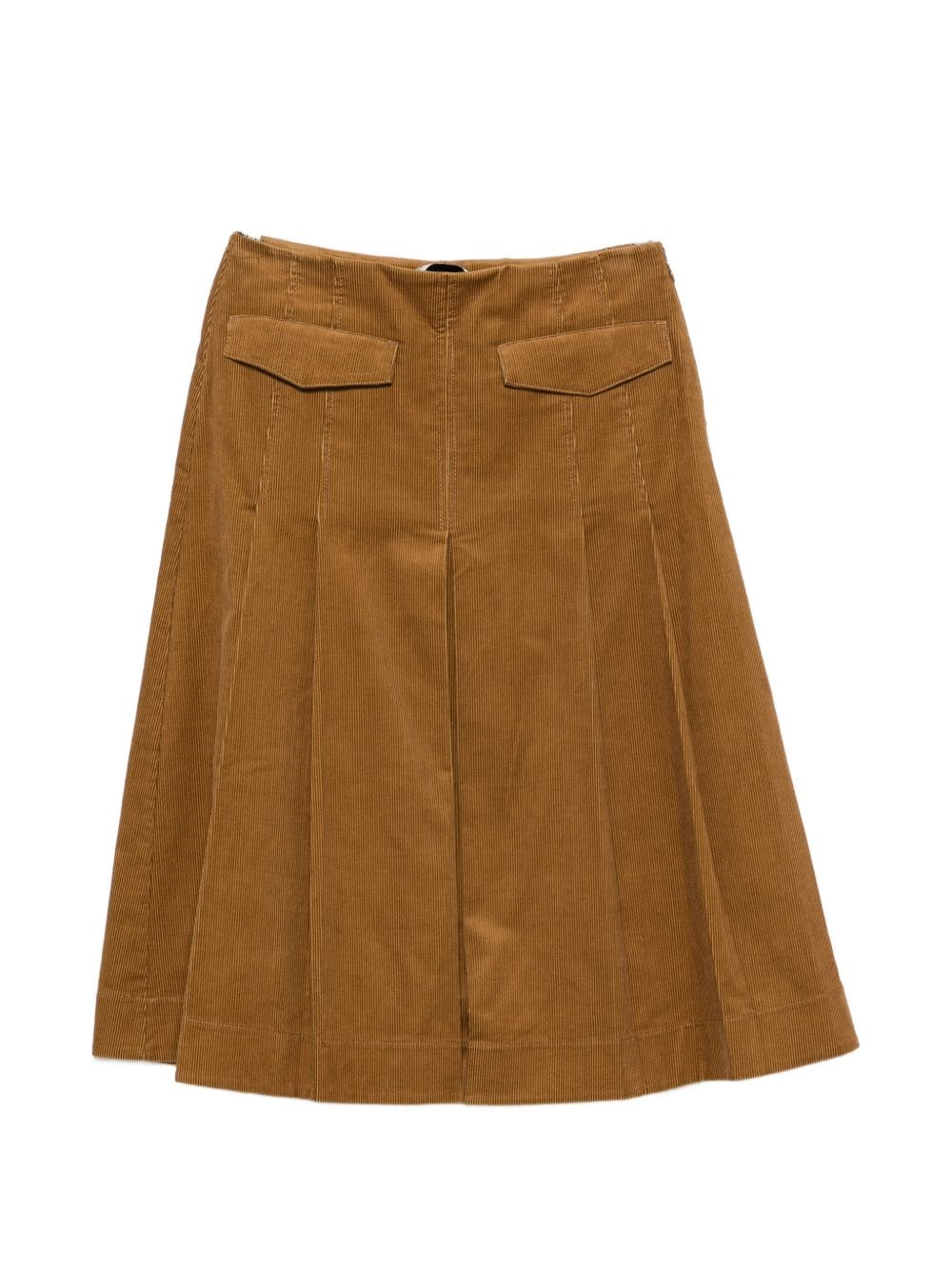 Tory Burch Corduroy Pleated Skirt