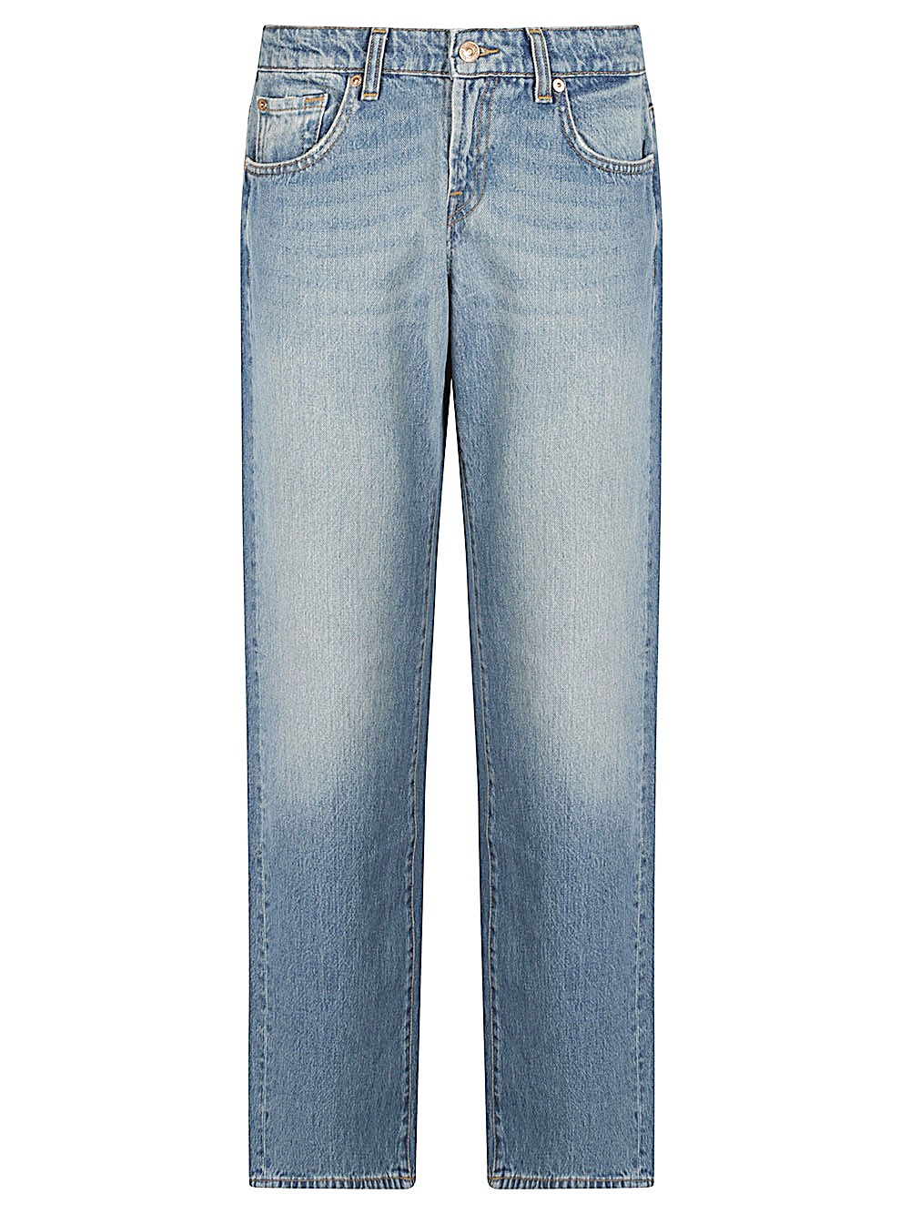 7 FOR ALL MANKIND Low Straight Denim Jeans 7 FOR ALL MANKIND Low Straight Denim Jeans