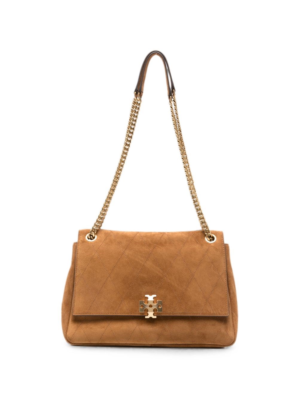 Tory Burch Borsa A Spalla In Pelle Scamosciata Charlie
