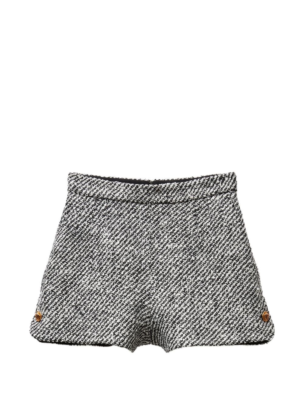 Versace Bouclé Wool Shorts