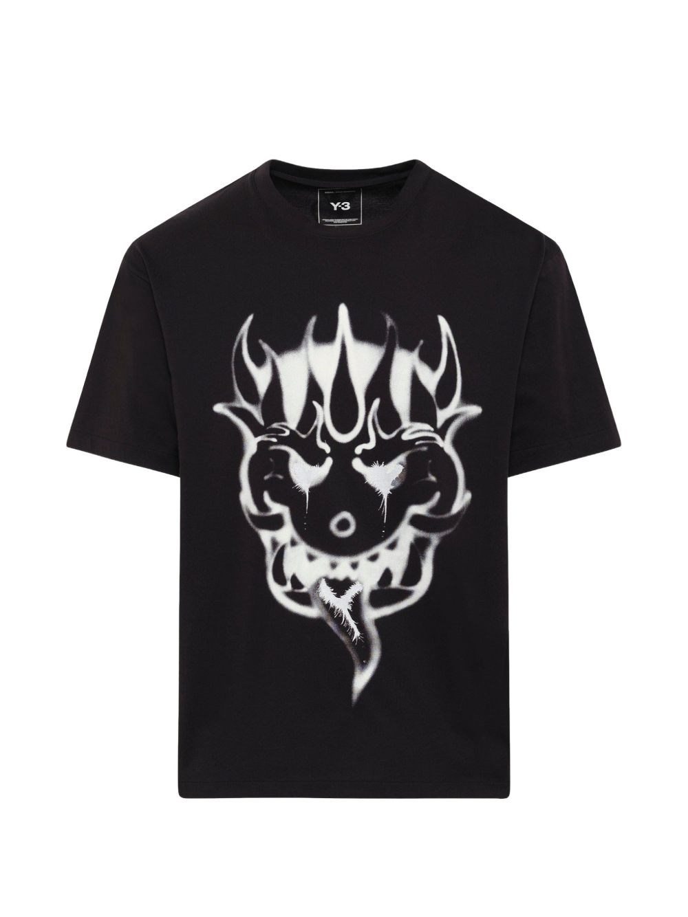 Y-3 Printed Cotton T-Shirt