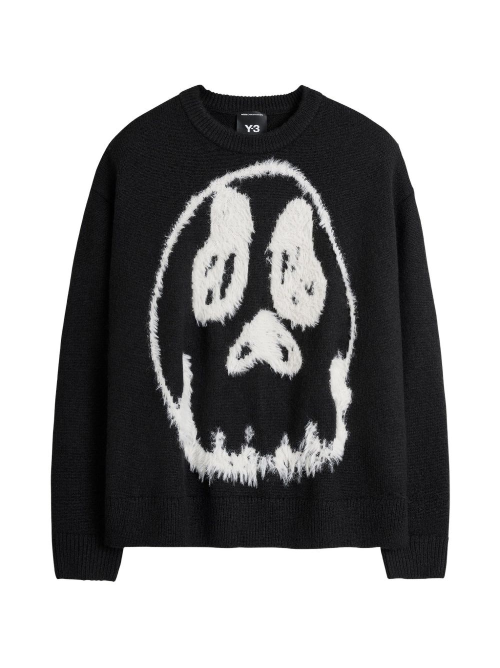 Y-3 Wool Blend Crenwneck Sweater