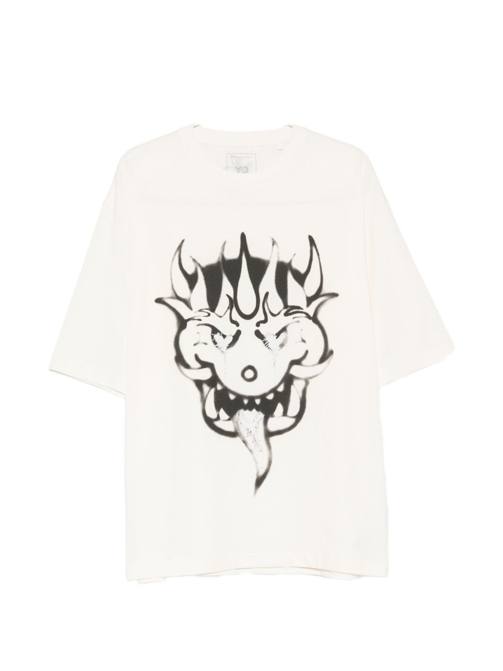 Y-3 Printed Cotton T-Shirt