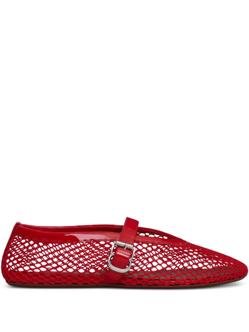 Alaïa Fishnet Ballet Flats