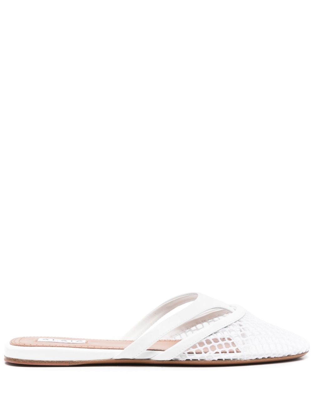 Alaïa Fishnet Thong Sandals