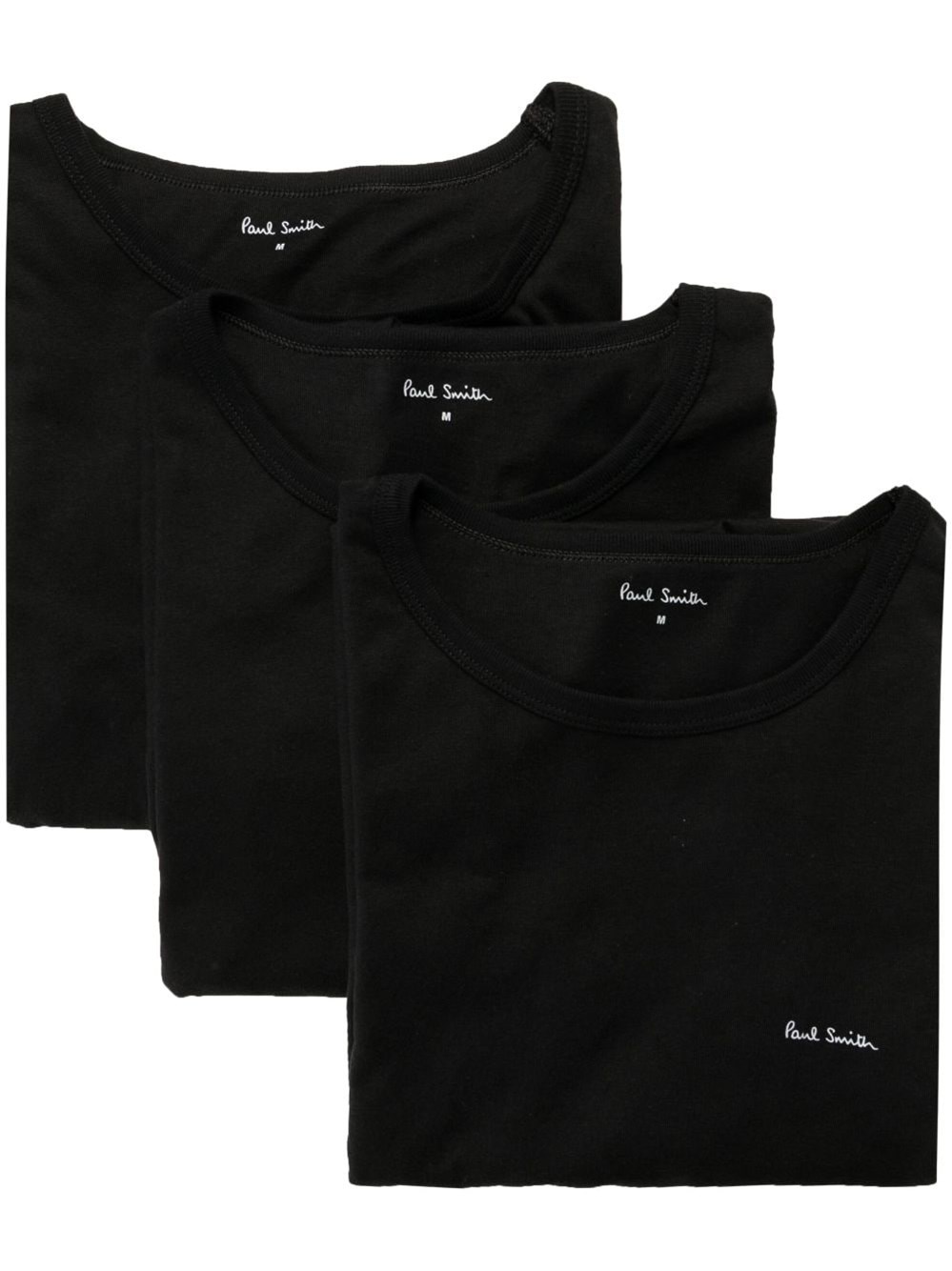 3 Pack Short Sleeve T Shirt Black, Medium
