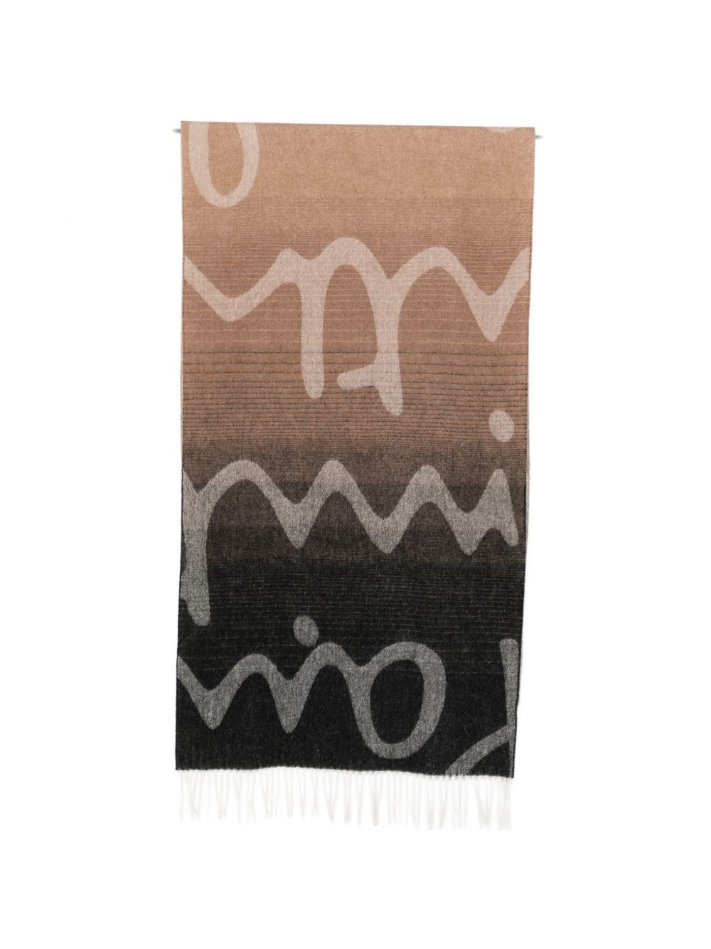 Paul Smith Logo Wool Scarf