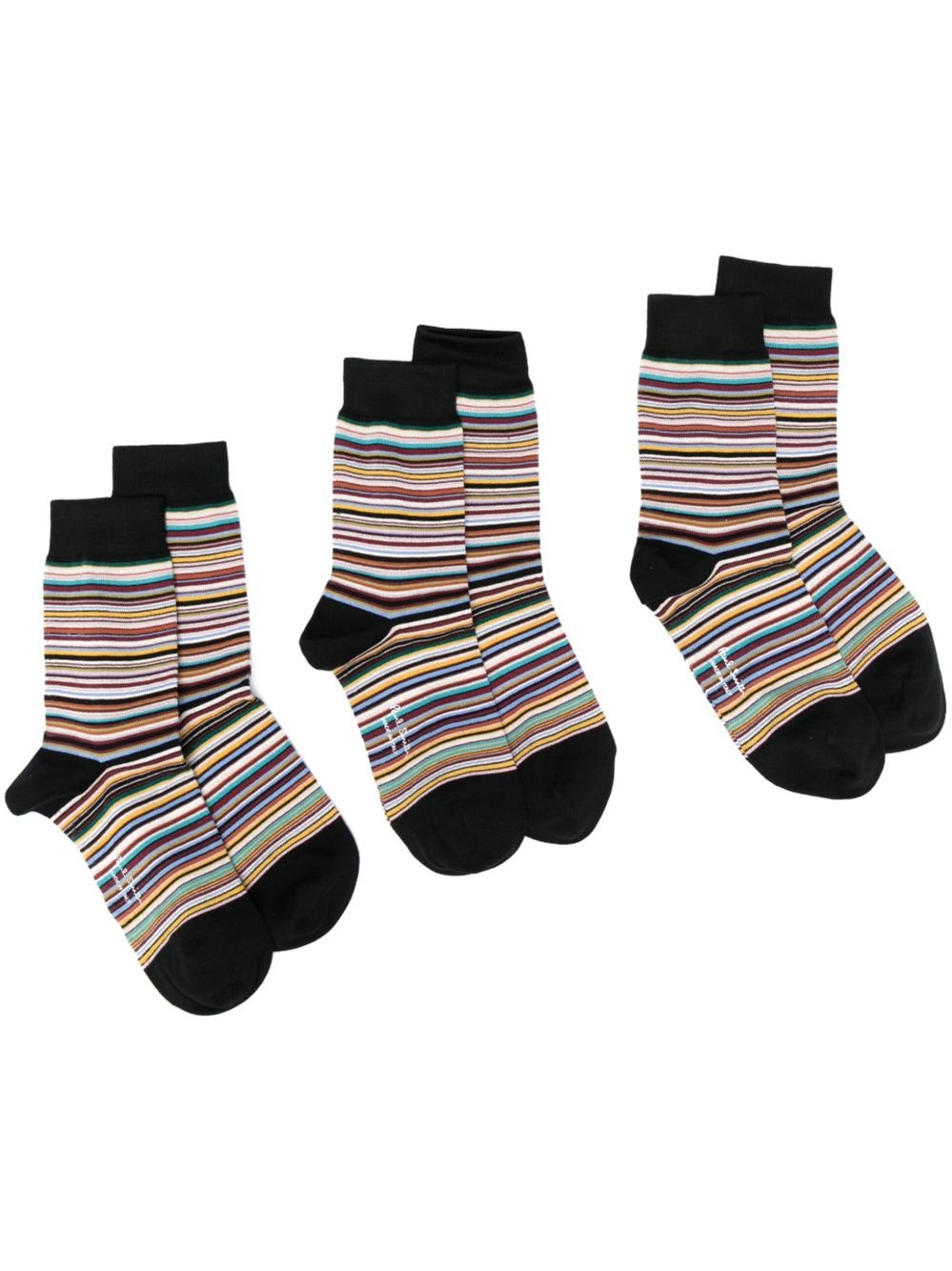 Paul Smith Women's 'Signature Stripe' Socks Three Pack
