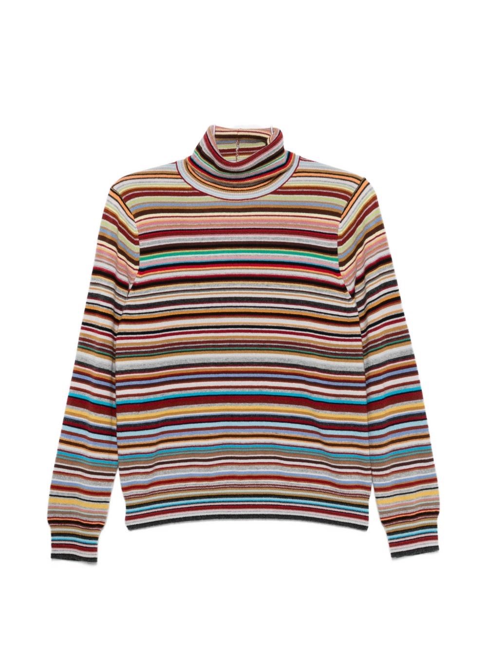 Paul Smith Women's 'Signature Stripe' Cashmere Roll Neck Sweater
