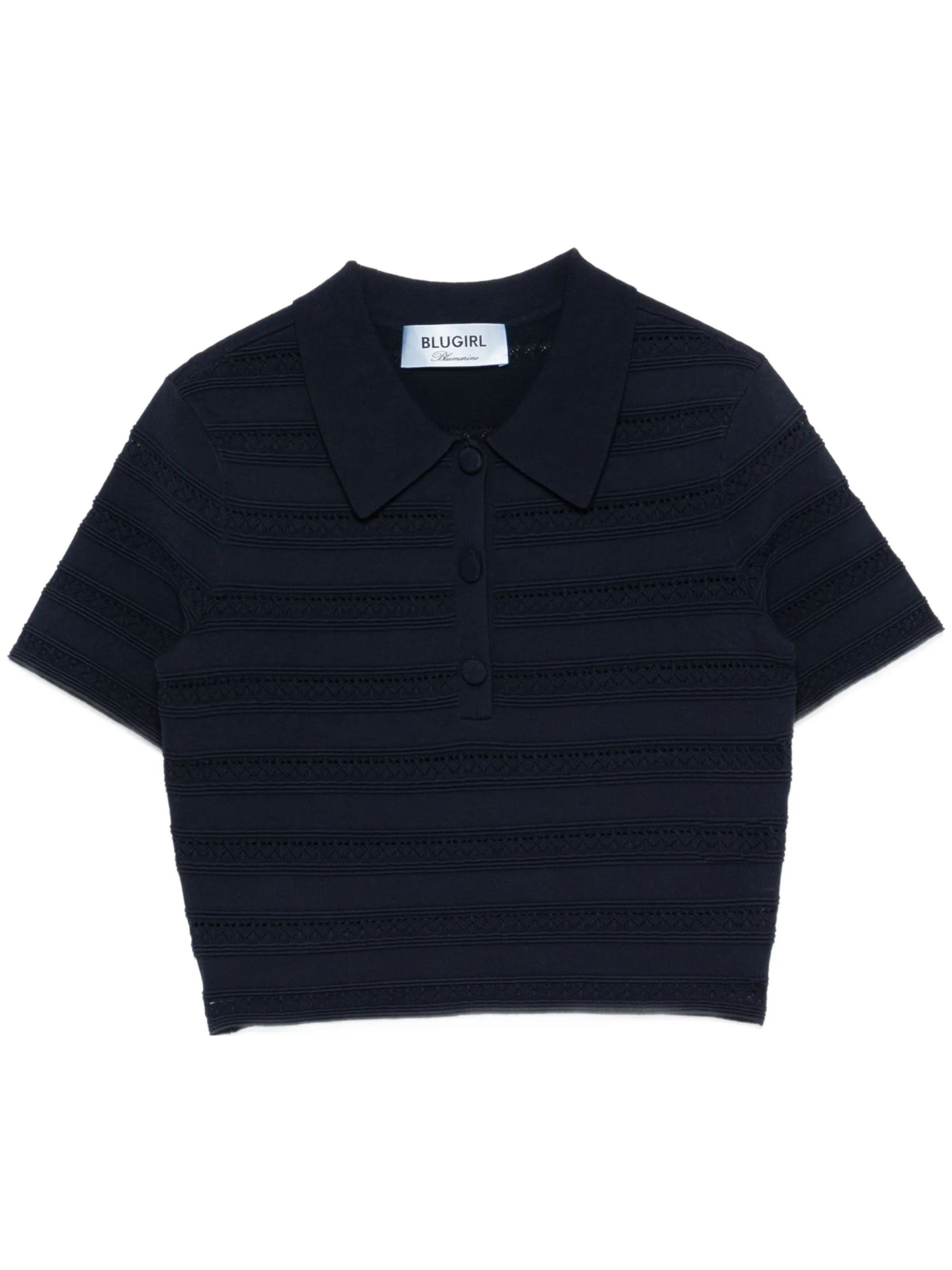 Blugirl Crochet Polo Shirt