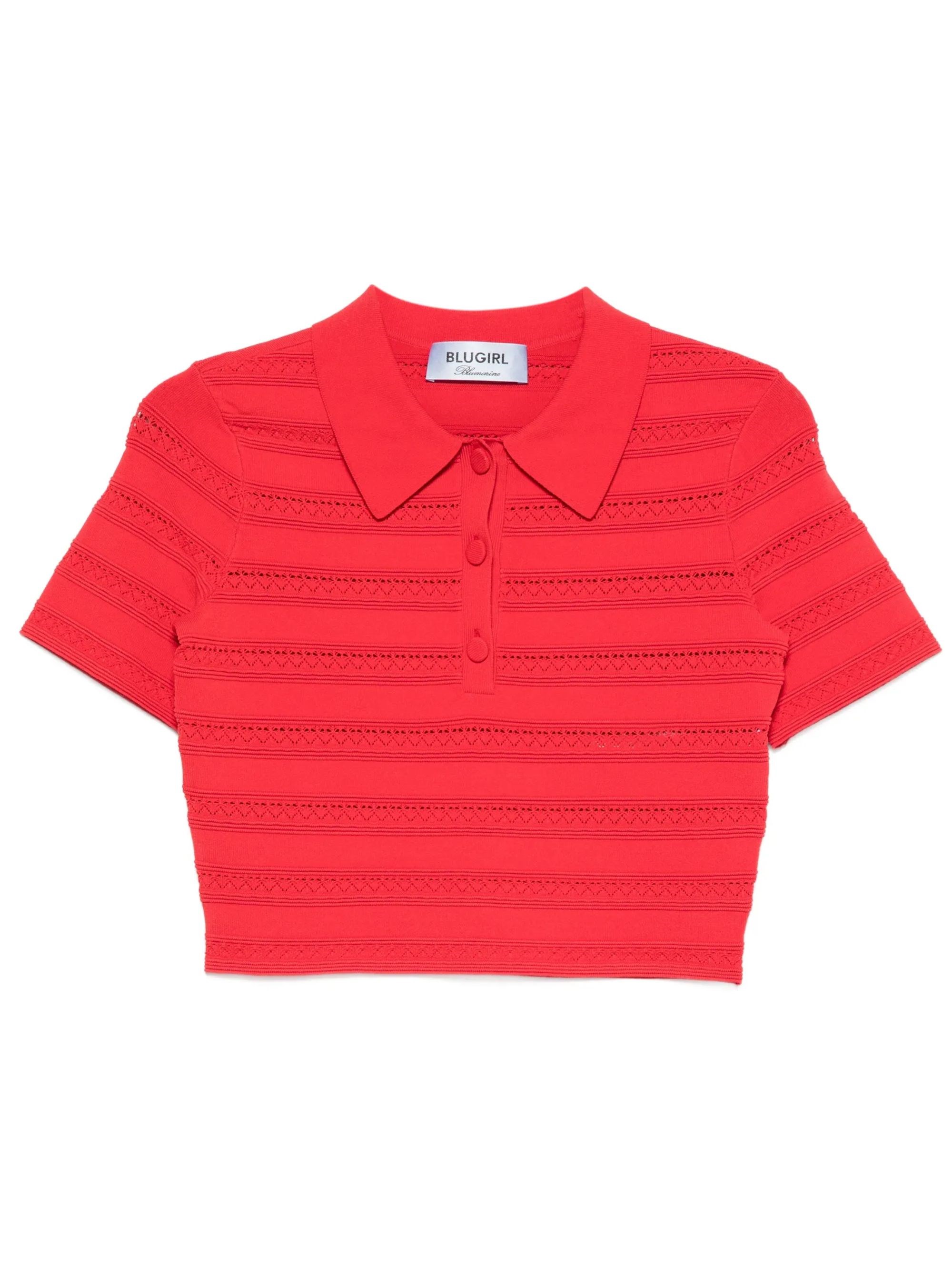 Blugirl Crochet Polo Shirt