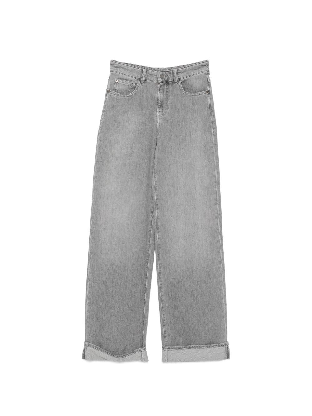 Emporio Armani Wide-Leg Denim Jeans