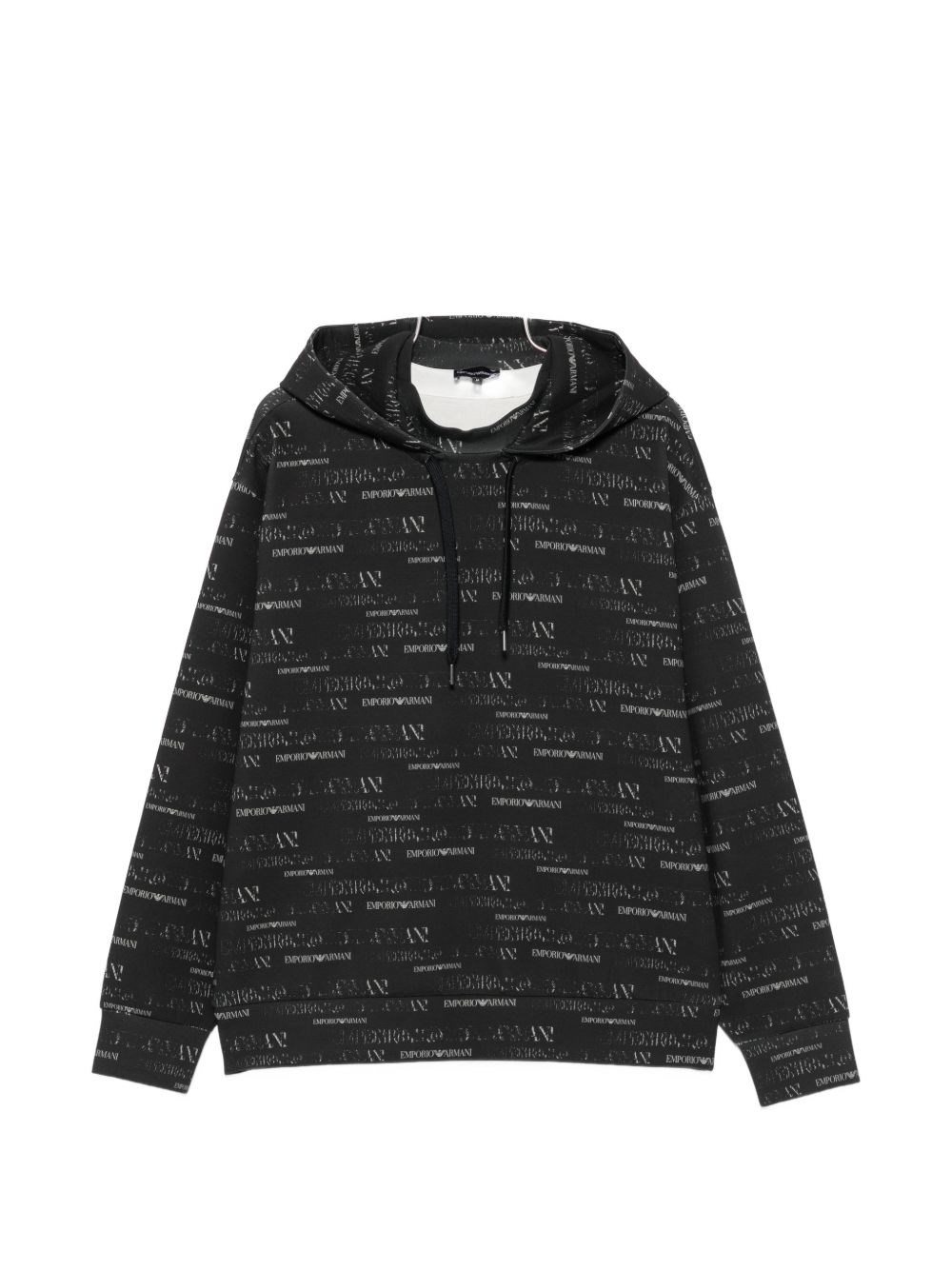 Emporio Armani Printed Cotton Hoodie