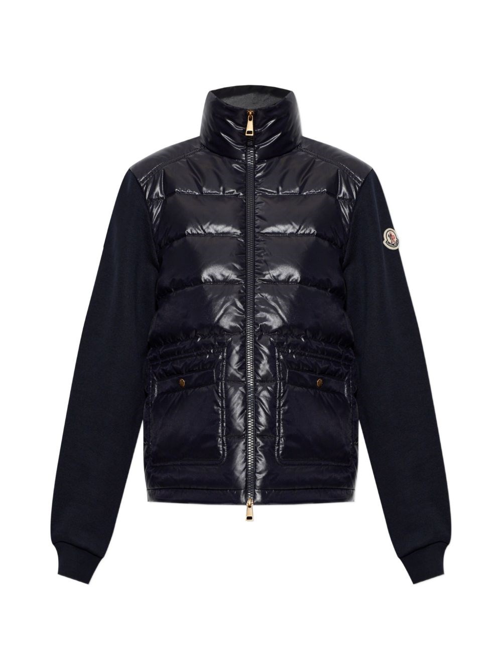 Moncler Wool And Nylon Padded Cardigan