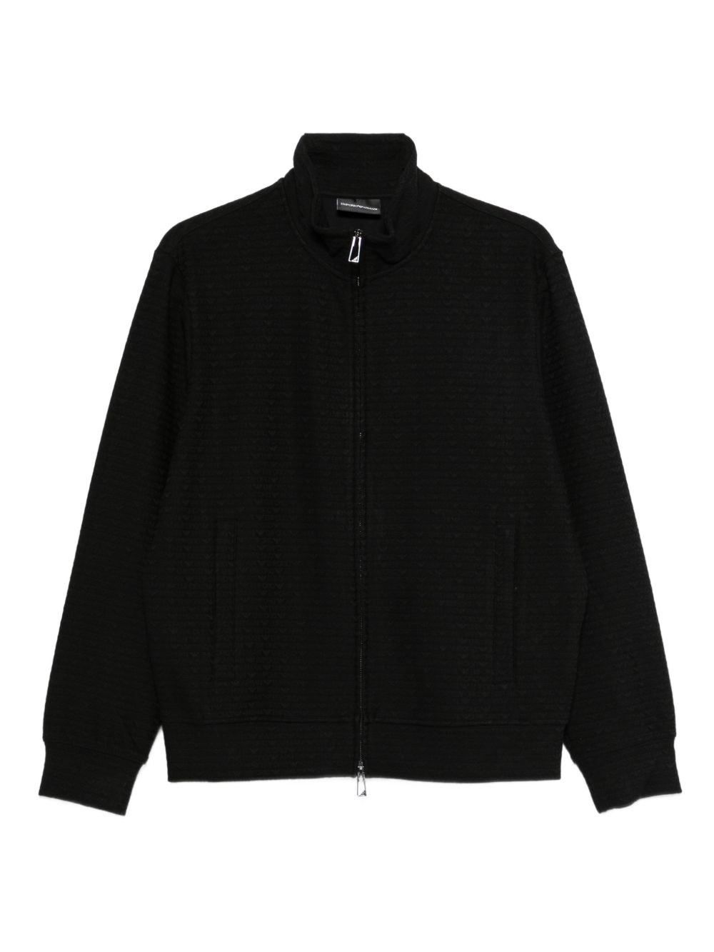 Emporio Armani Allover Logo Zipped Sweatshirt