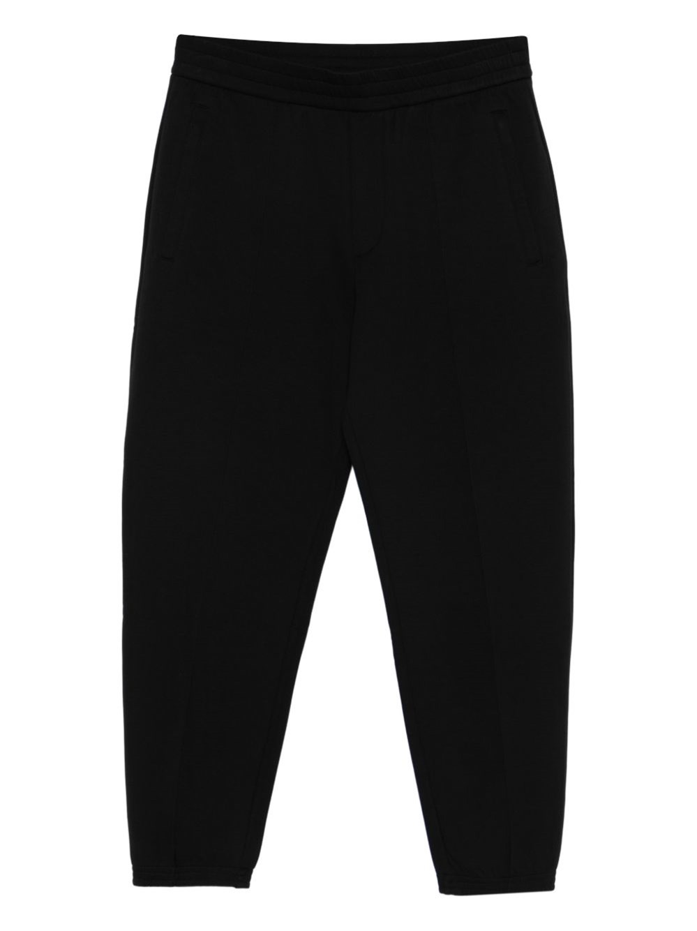 Emporio Armani Cotton Sweatpants In Black