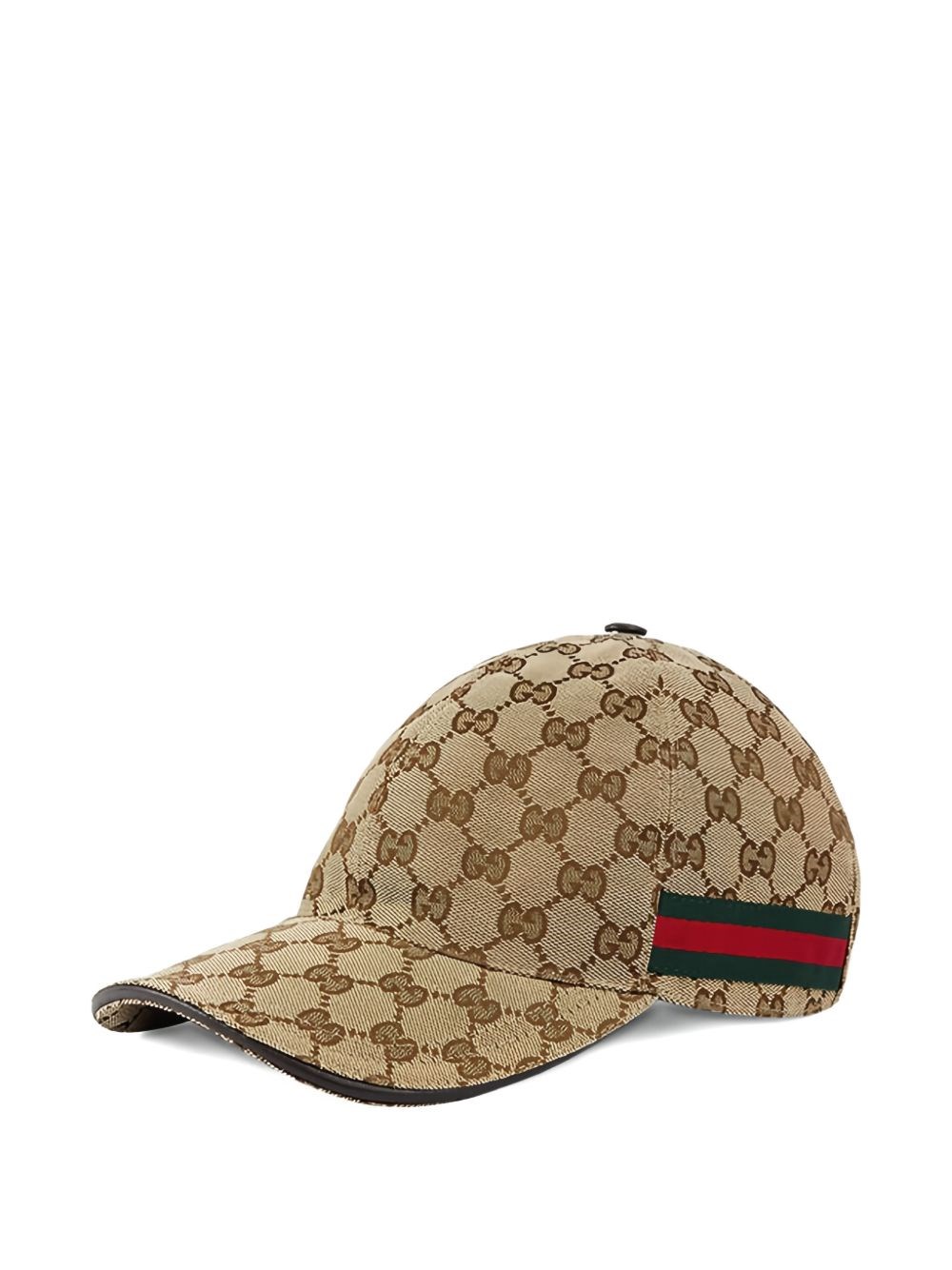 Gucci Web Detail Gg Baseball Cap