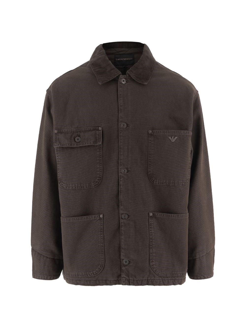 Emporio Armani Cotton Caban Coat