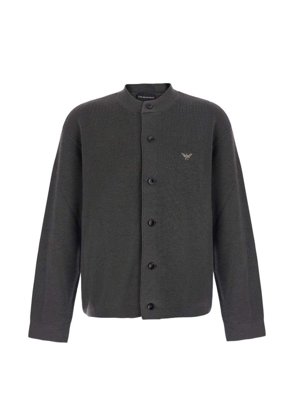 Emporio Armani Wool Zipped Cardigan