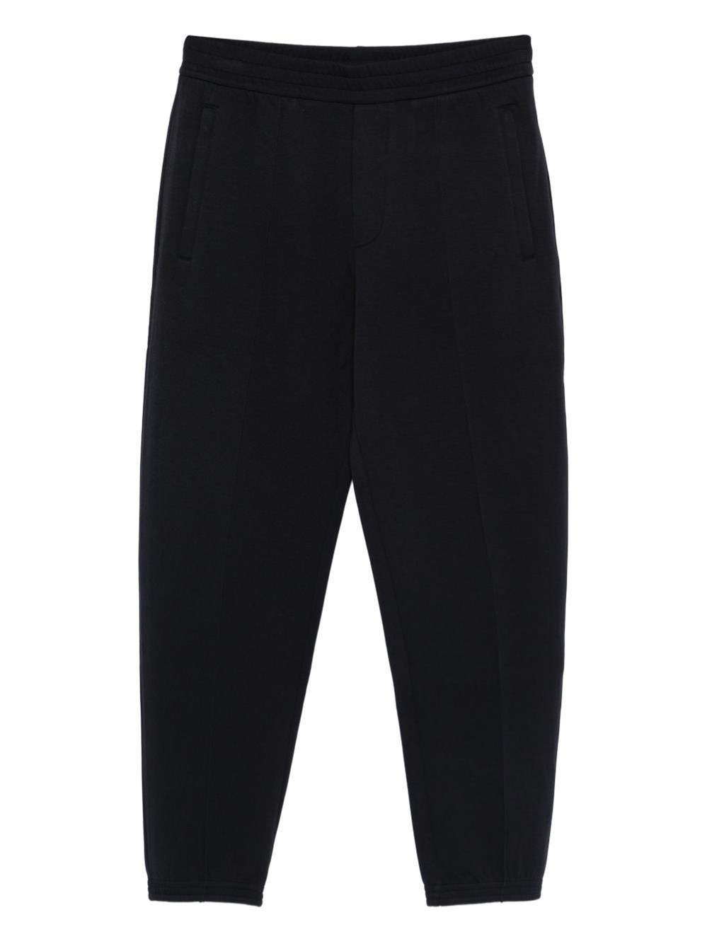 Emporio Armani Cotton Sweatpants In Blue