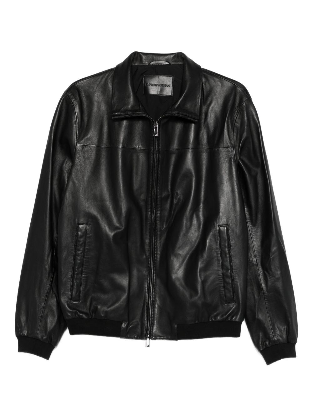Emporio Armani Leather Blouson Jacket