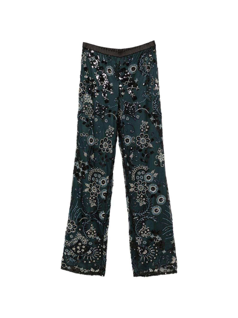 Emporio Armani Embroidered Trousers