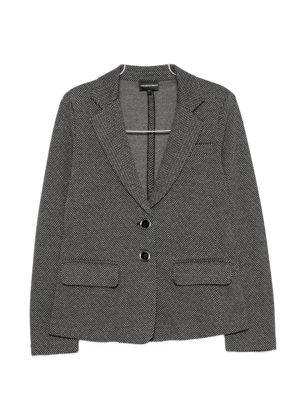 Emporio Armani Cotton Single-Breasted Jacket Emporio Armani Cotton Single-Breasted Jacket