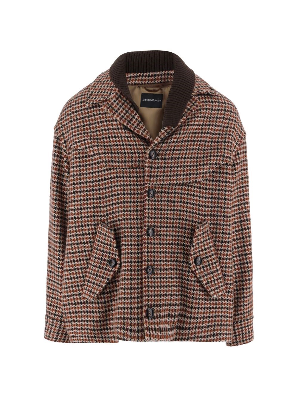 Emporio Armani Wool Caban Coat