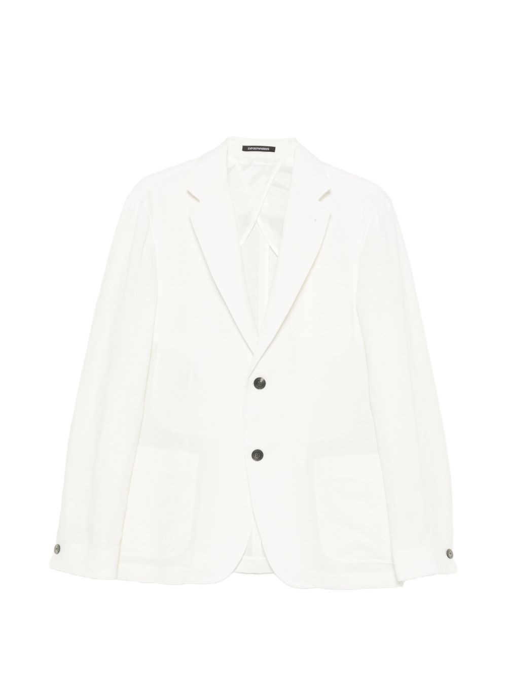 Emporio Armani Linen Single-Breasted Jacket