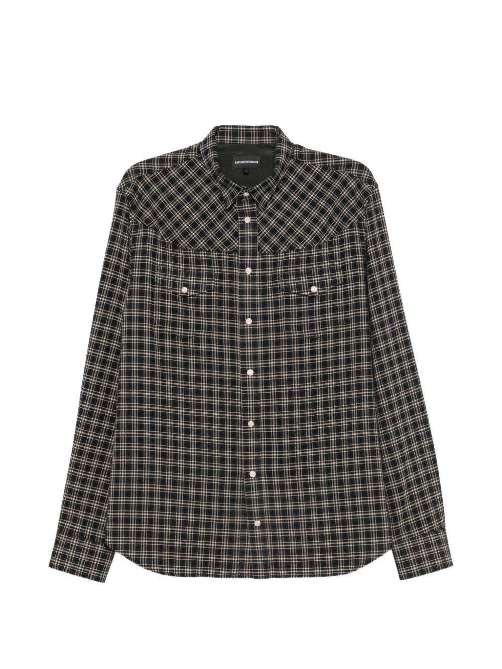 Emporio Armani Checked Flannel Shirt