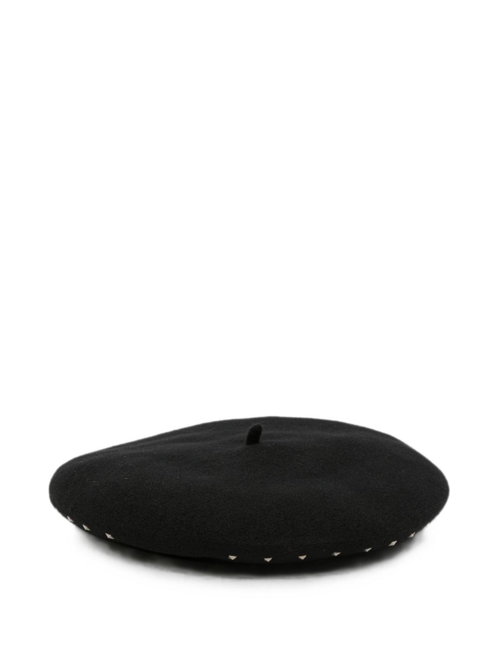 Emporio Armani Logo Wool Basque Hat