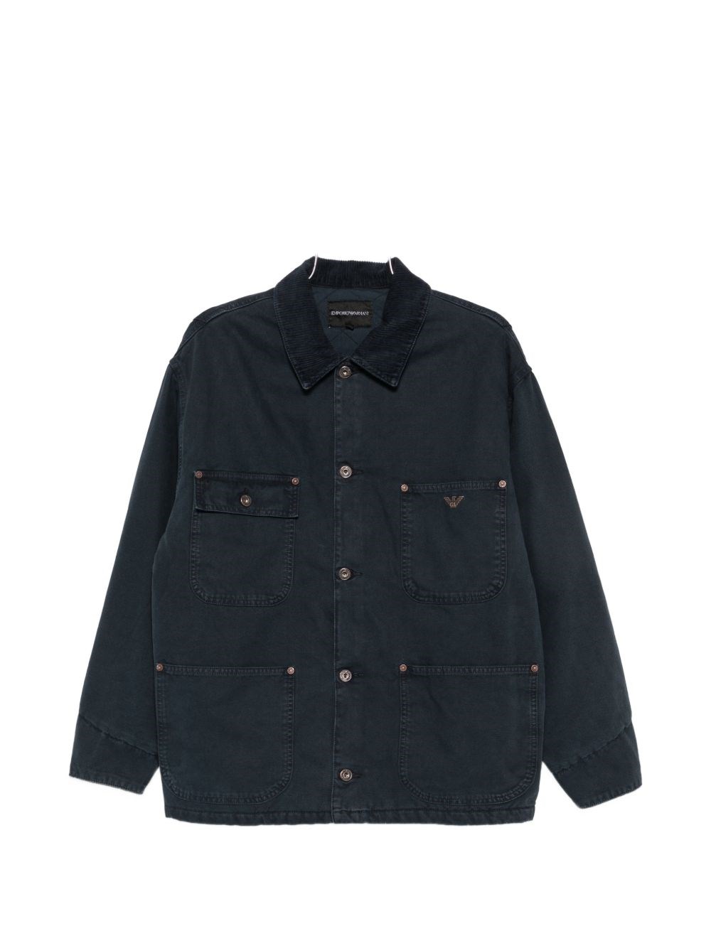 Emporio Armani Cotton Caban Coat